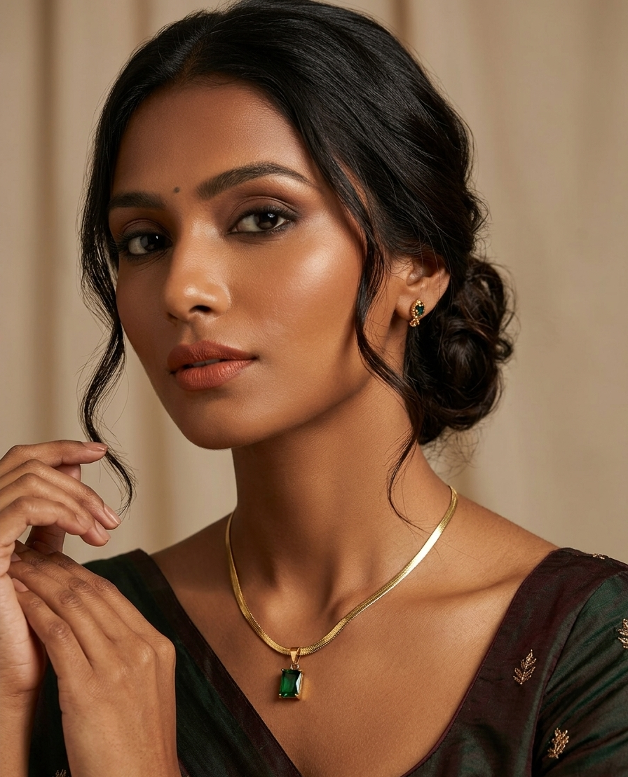 Green M Pendant