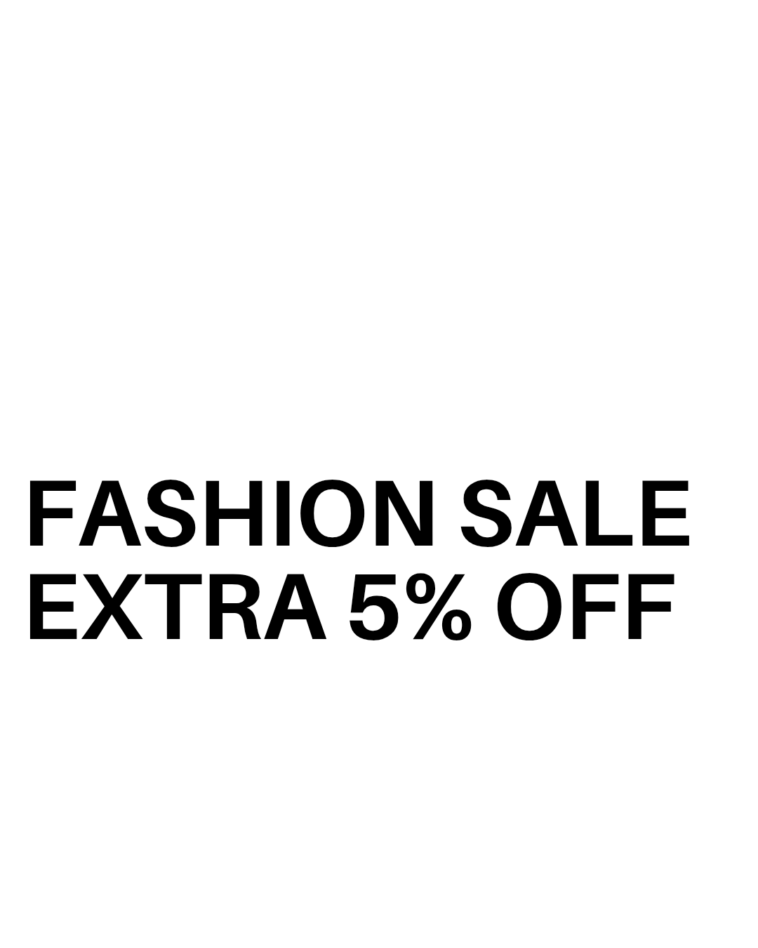 Fashion Sale Discount 
